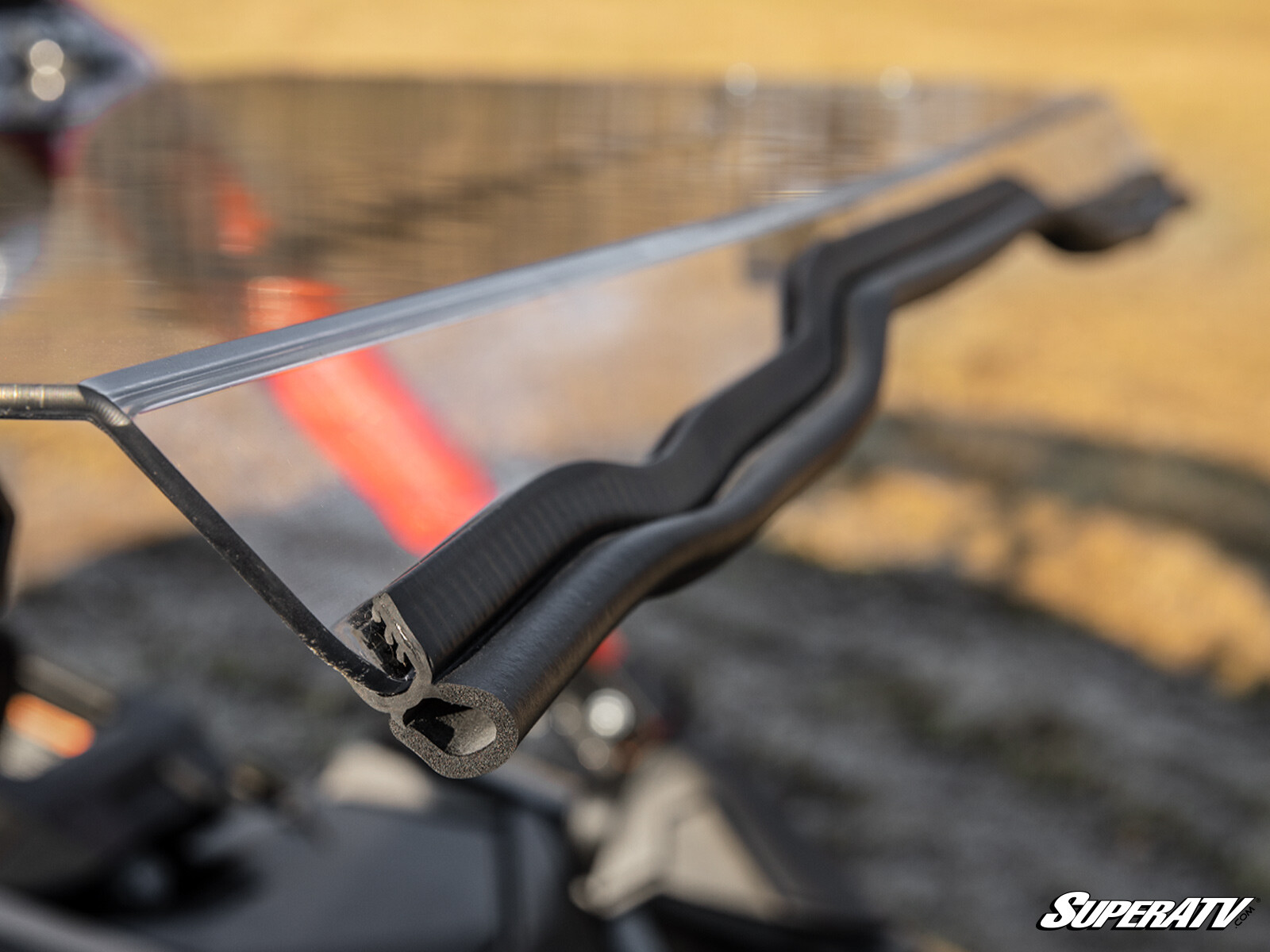 SuperATV Scratch Resistant Flip Windshield for Polaris RZR PRO R 4 (2022+)