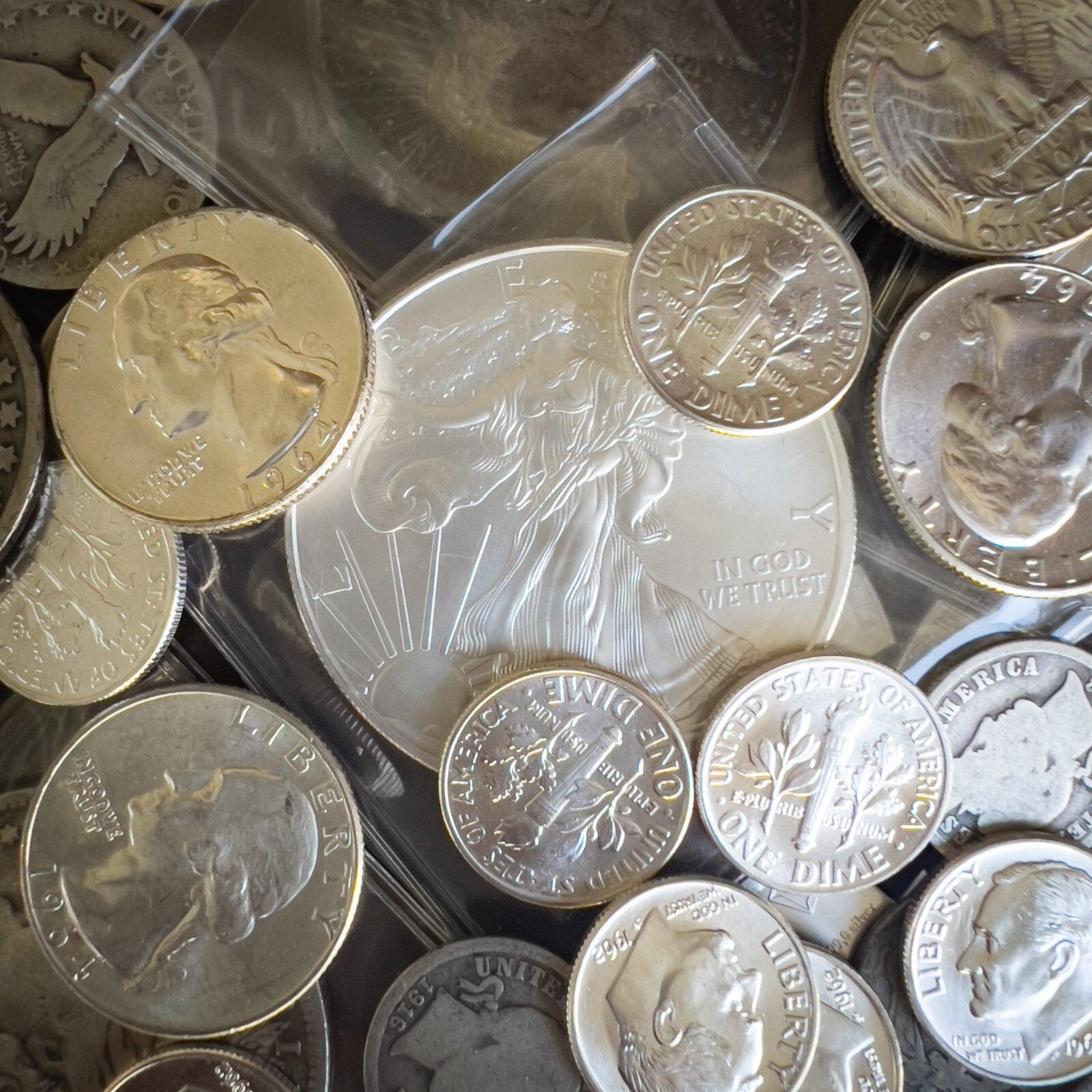 Vault Bag MIXED U.S. SILVER COIN LOT | Vintage U.S. Silver Coin LIQUIDATION SALE