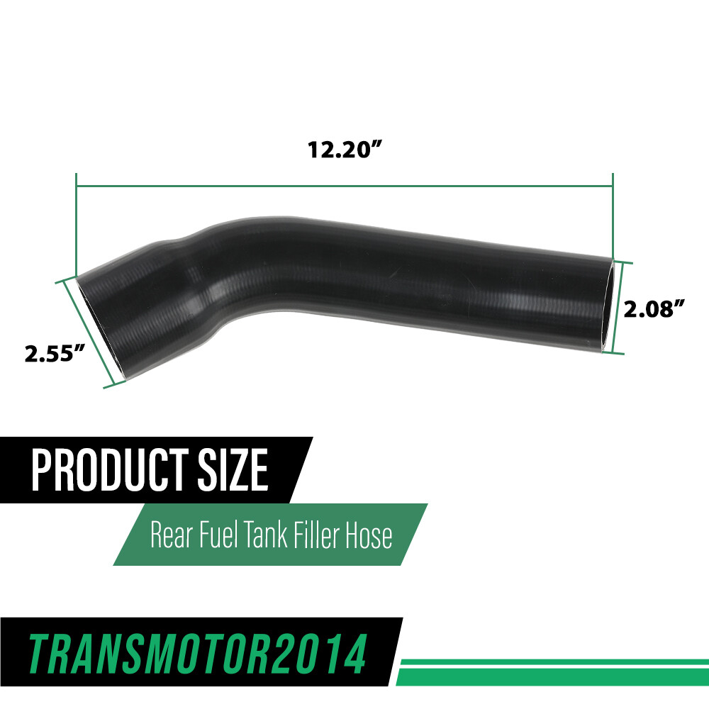 Fit For 1980-1996 Ford Bronco F4110 80-96 Black Rear Fuel Tank Filler Hose