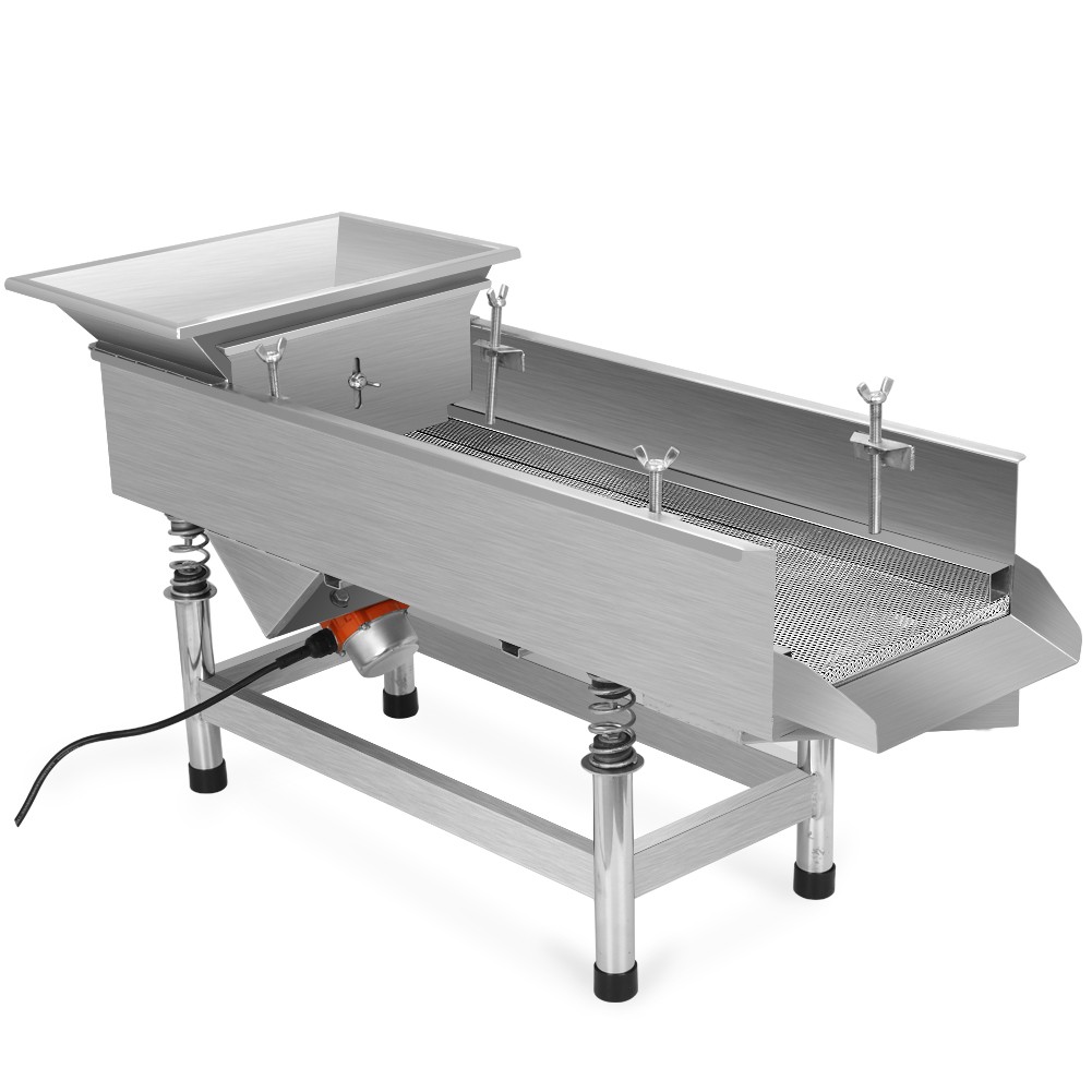 Commercial Vibrating Sifter 110V Shaker Wheat Screener Deck Screening Machine