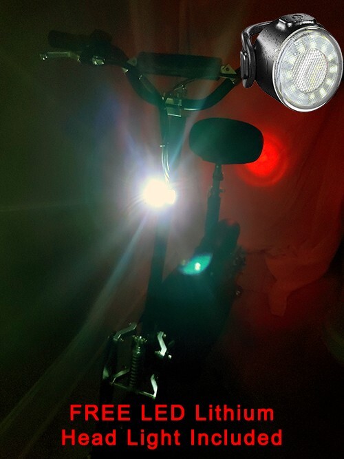 New 2025 BLAZE 1200watt Lithium Chrome Electric Adult Scooter 32mph HIGH QUALITY