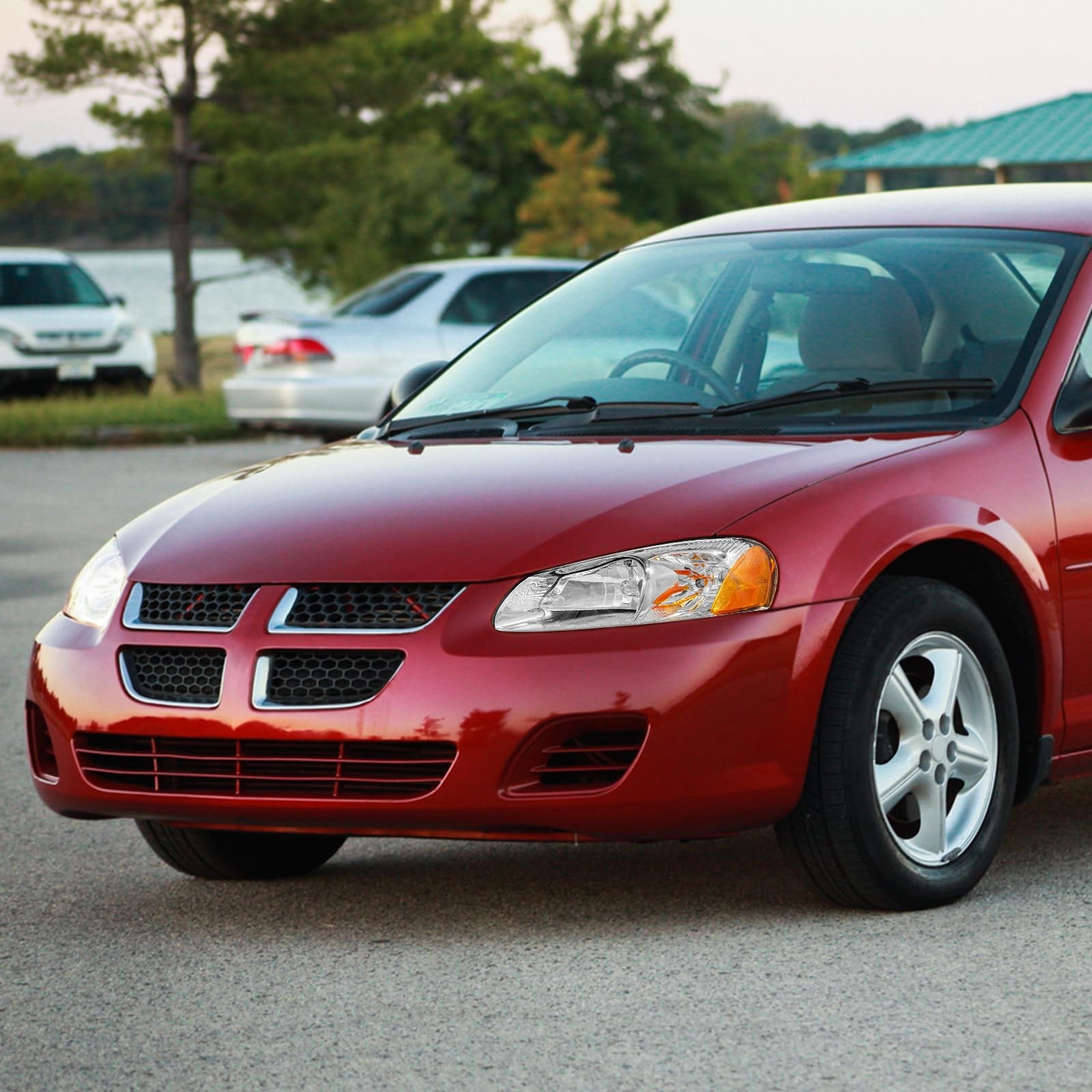 for 2001 2002 2003 2004 2005 2006 Dodge Stratus Sedan Headlight Assembly