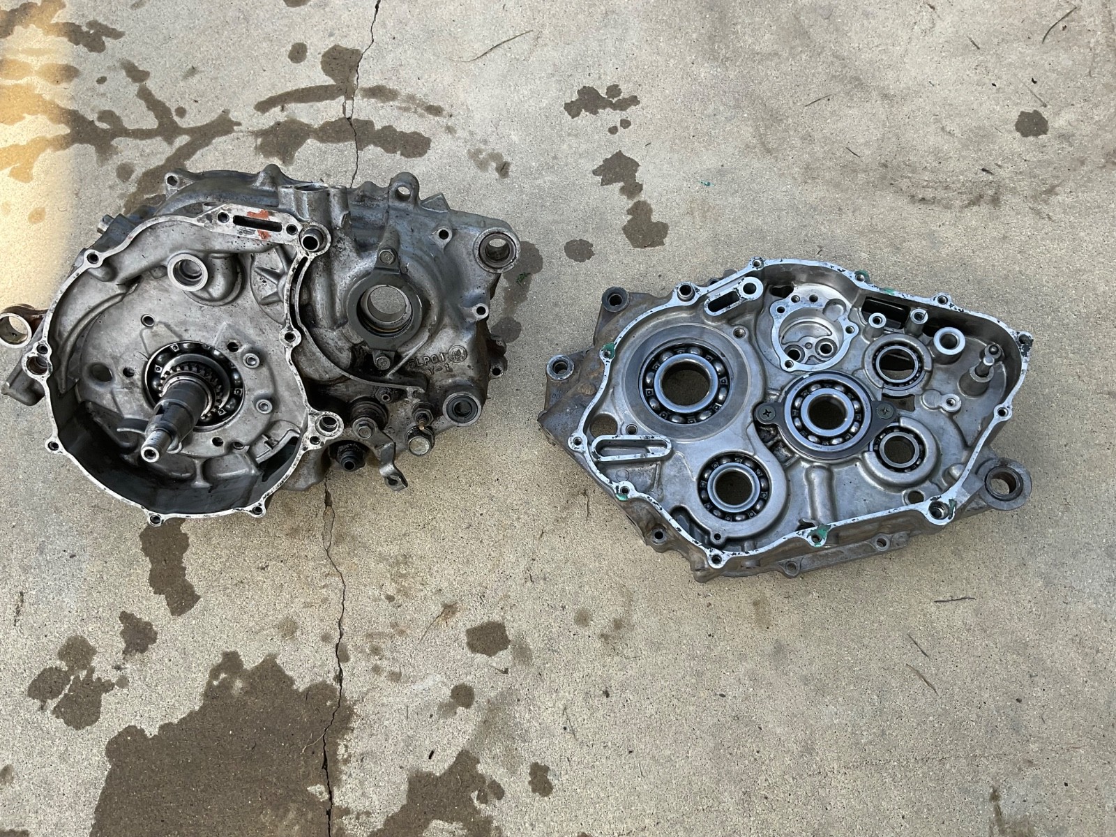 01-05 Yamaha Raptor 660 Engine Crank Case Crankcase  #4375