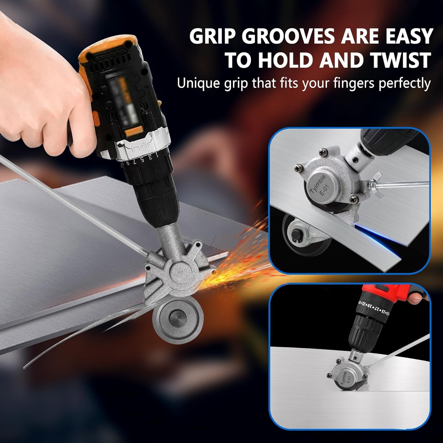2025 Electric Drill Plate Cutter - Efficient Metal Shears Attachment for...