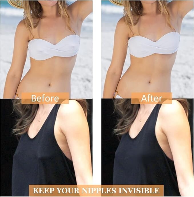 1-20 Pairs Nippleless Cover Pasties Women Reusable Adhesive Silicone Nipple Roun