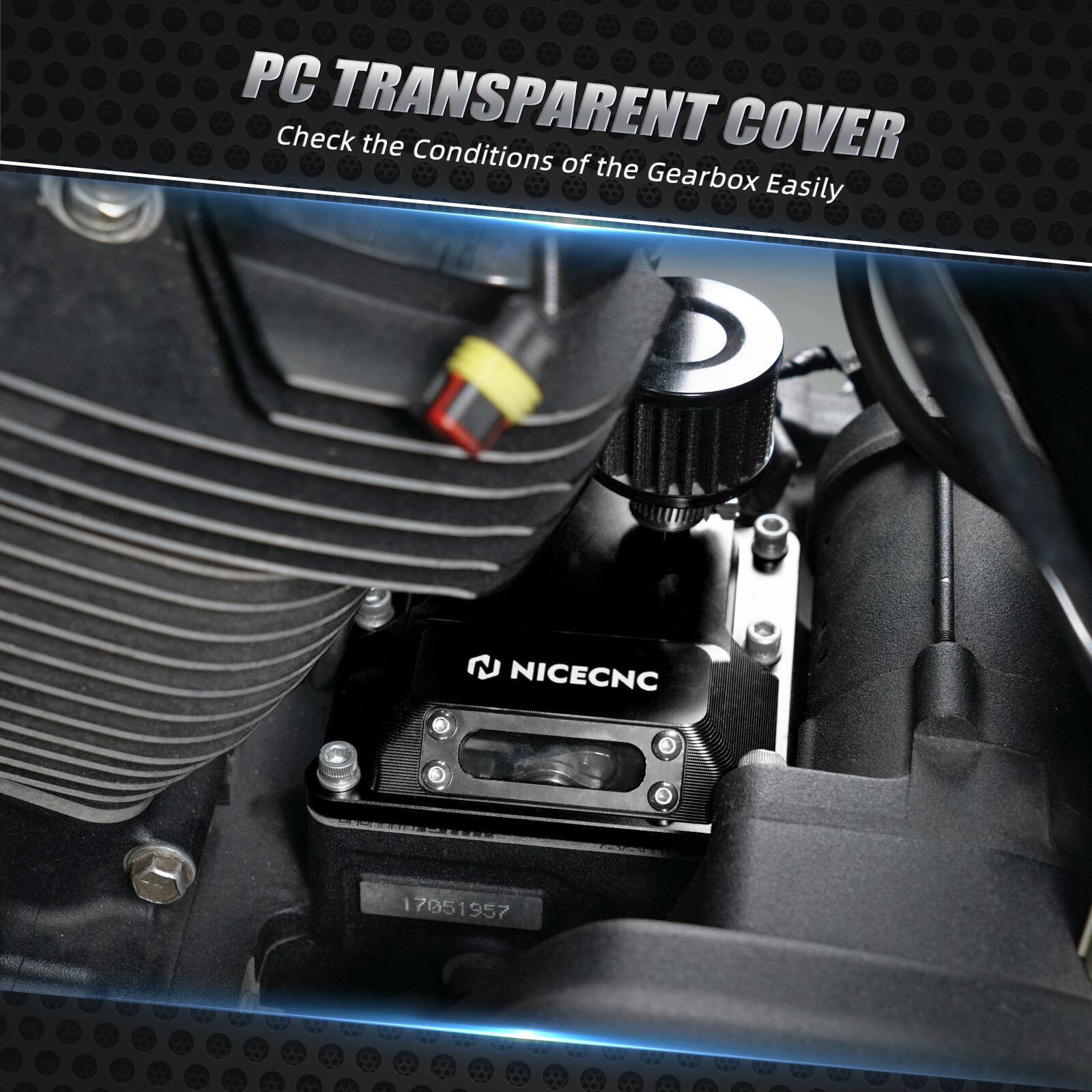 CNC M8 Gearbox Transmission Top Cover For Harley Street Glide FLHX /FLHXS 17-22