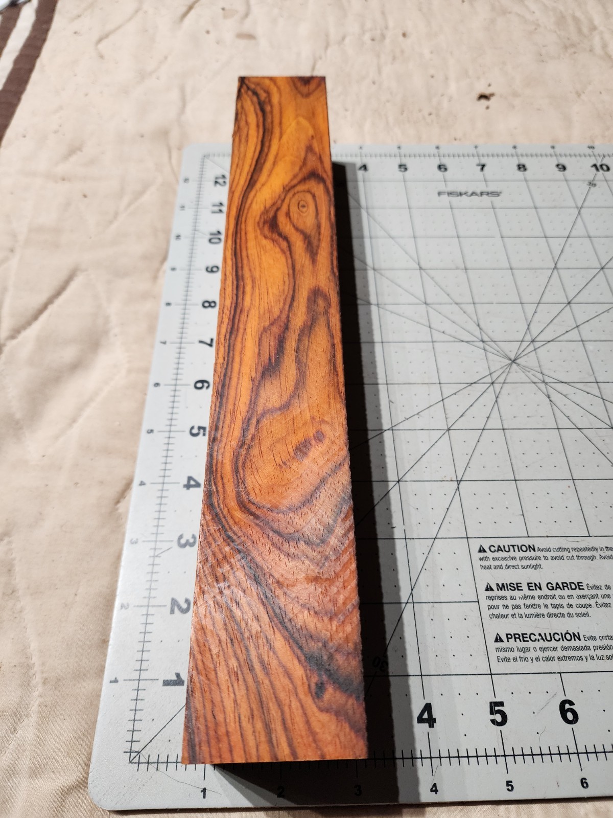 Cocobolo Turning Square, 13 X 2 X 1.875"