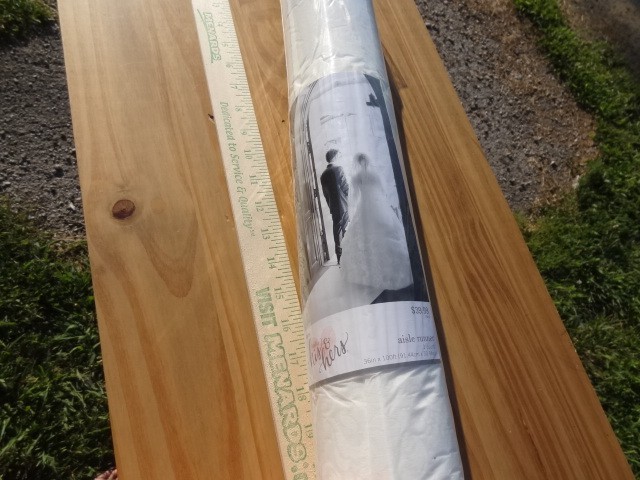 Lace Print Wedding Aisle Runner - Studio His & Hers 3' x 100' - 1 Piece NEW!