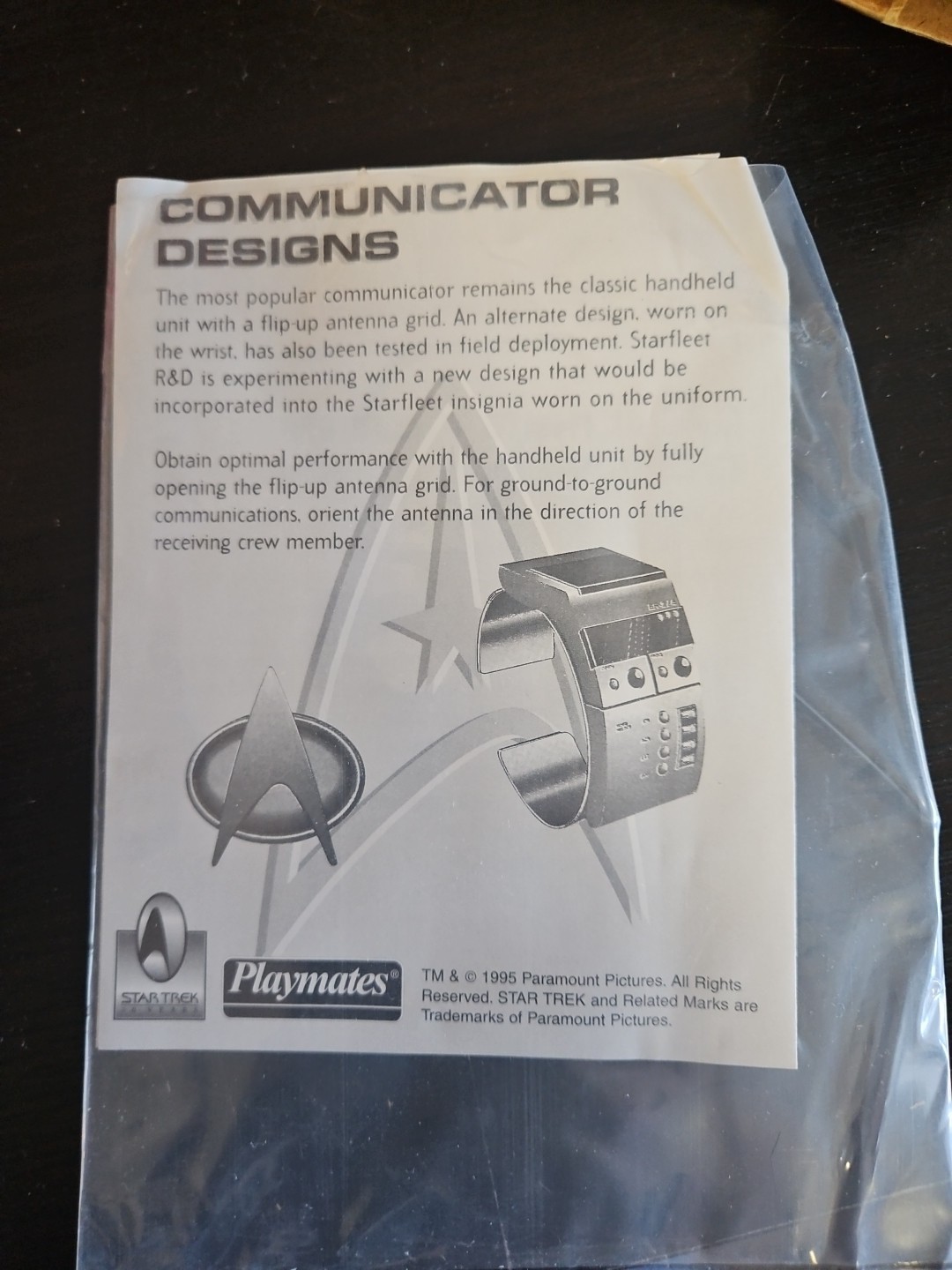 Star Trek Classic Phaser 1994 Playmates Lights Sounds Boxed & Talk Back