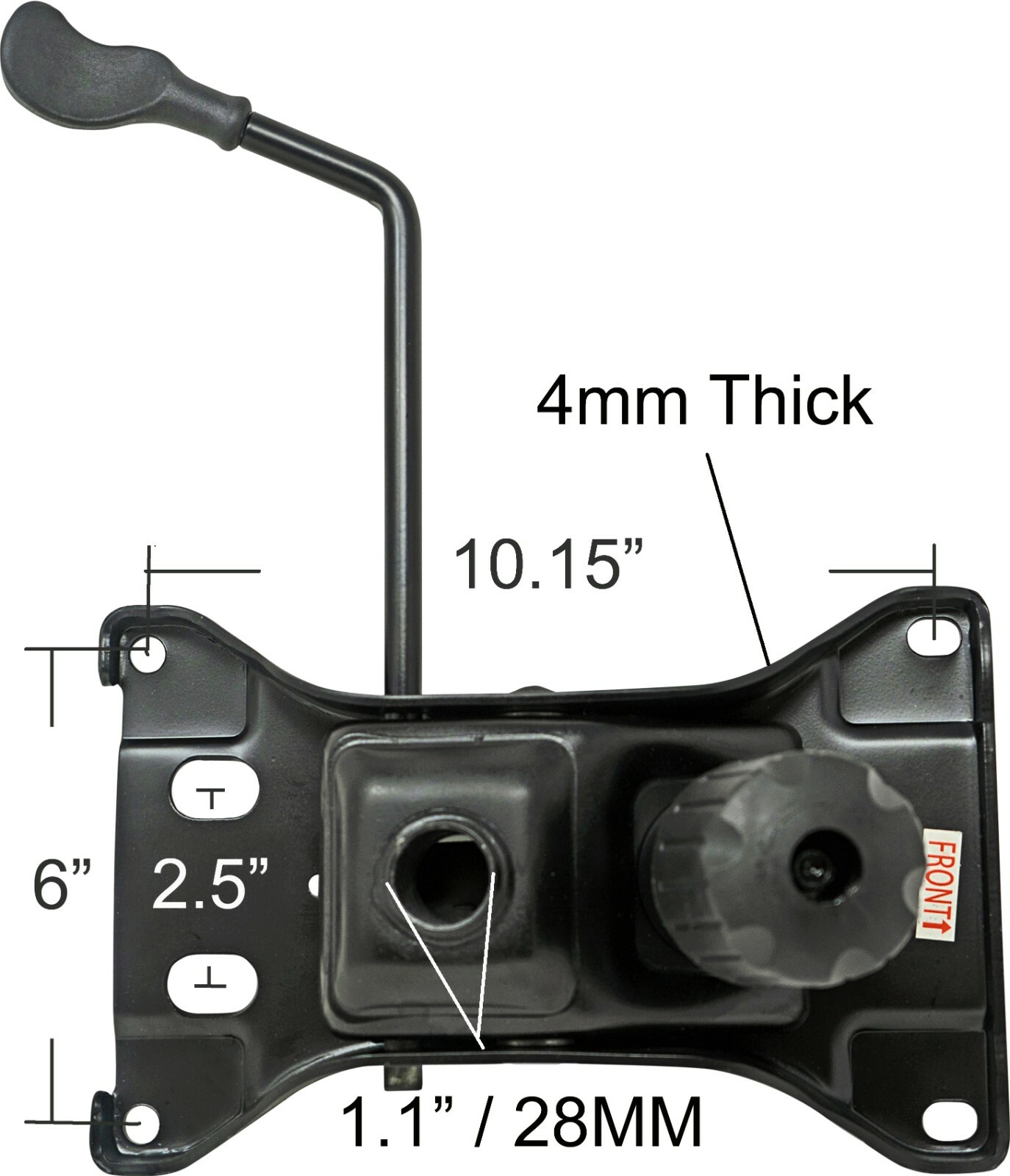 Super Heavy Duty Tilt Swivel Office Chair Mechanism Rocker 500 lbs. 6" x 10.15"