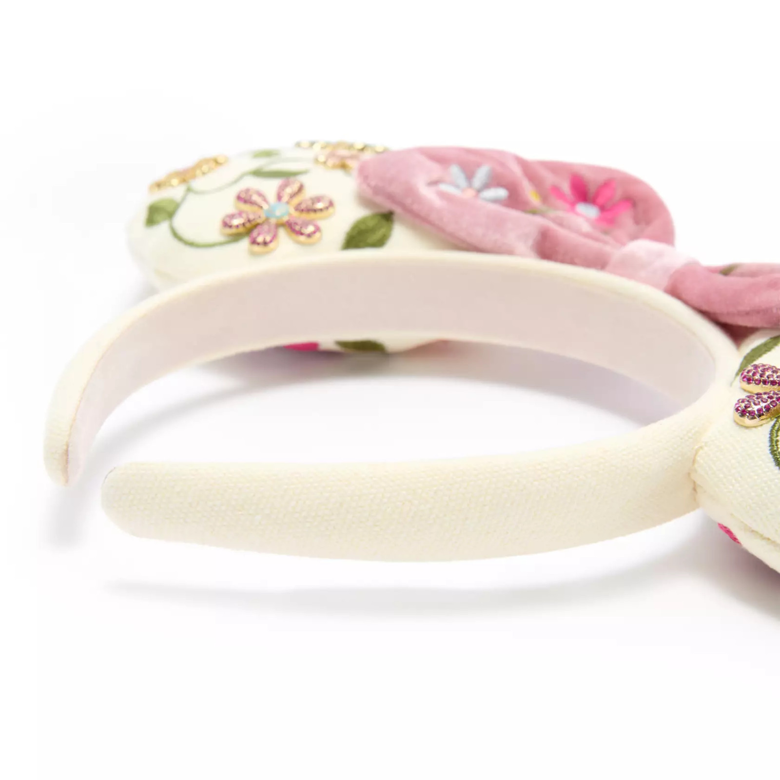 Disney Parks Baublebar Minnie Mouse Floral Ear Headband Spring Flowers