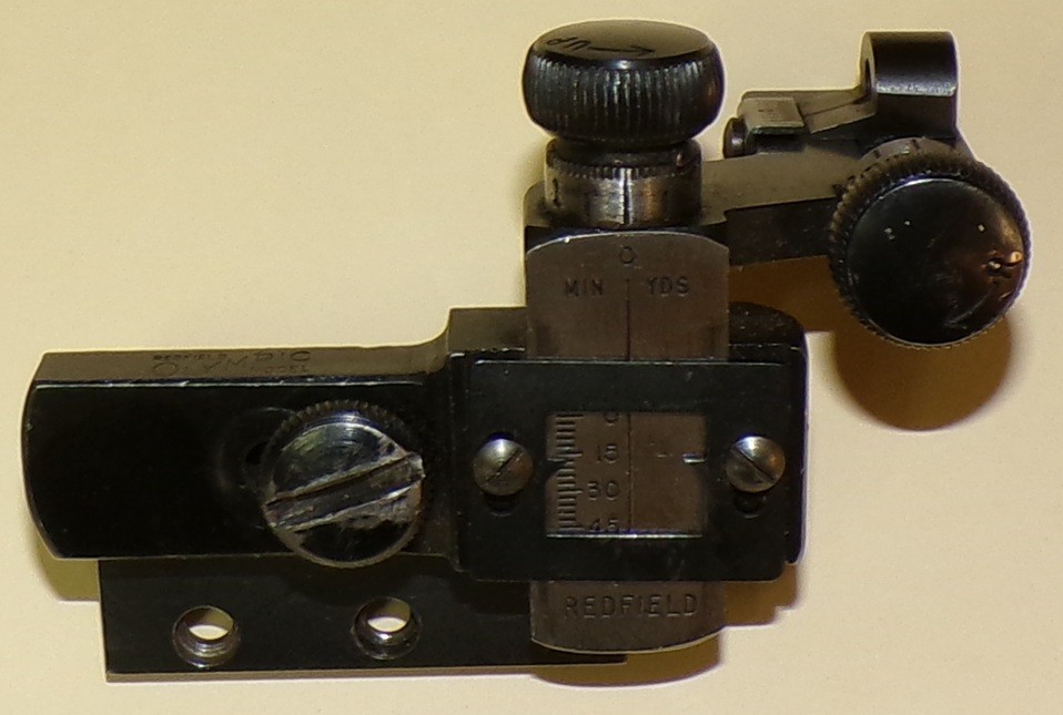 Vintage Redfield Olympic Rear Sight with base