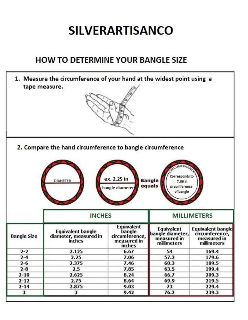 Solid 925 Sterling Silver Bangles, Hammered Bangles Stacking Set of 7 Bangles