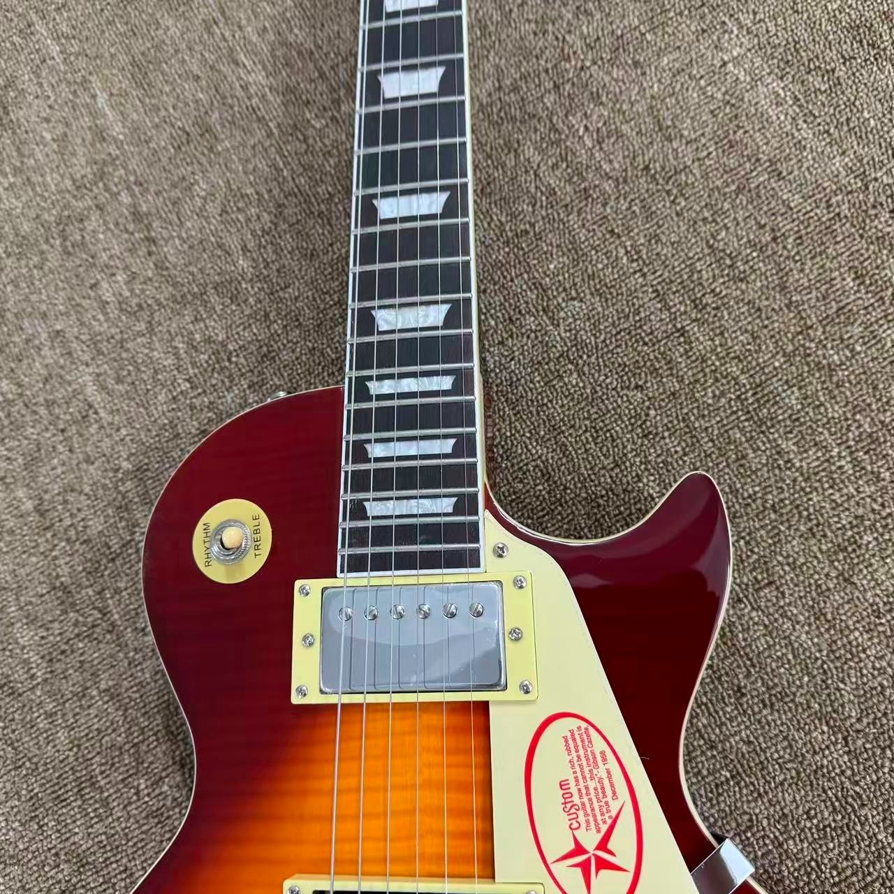 Jimmy page Electric Guitar Tiger Stripes 6 stings gitaar solid body chibson