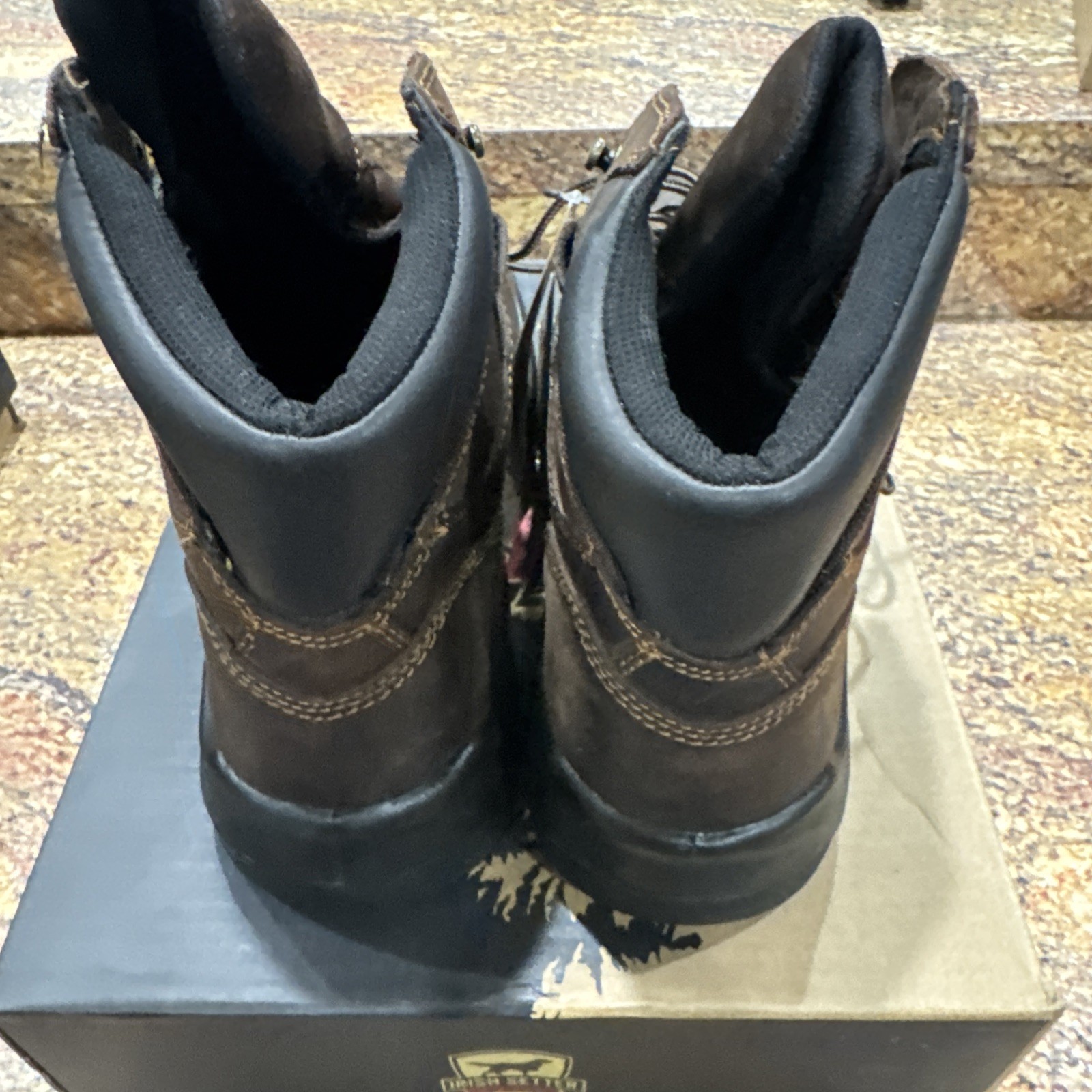 Irish Setter Ely 83607 Electrical Hazard Work Boots Brown 13 D/M