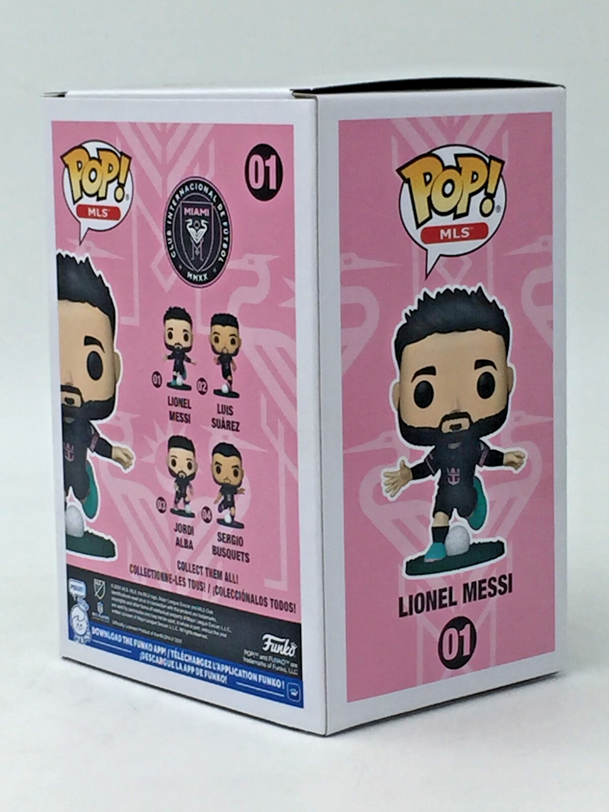 Funko Pop! MLS Lionel Messi #1 W/Protector