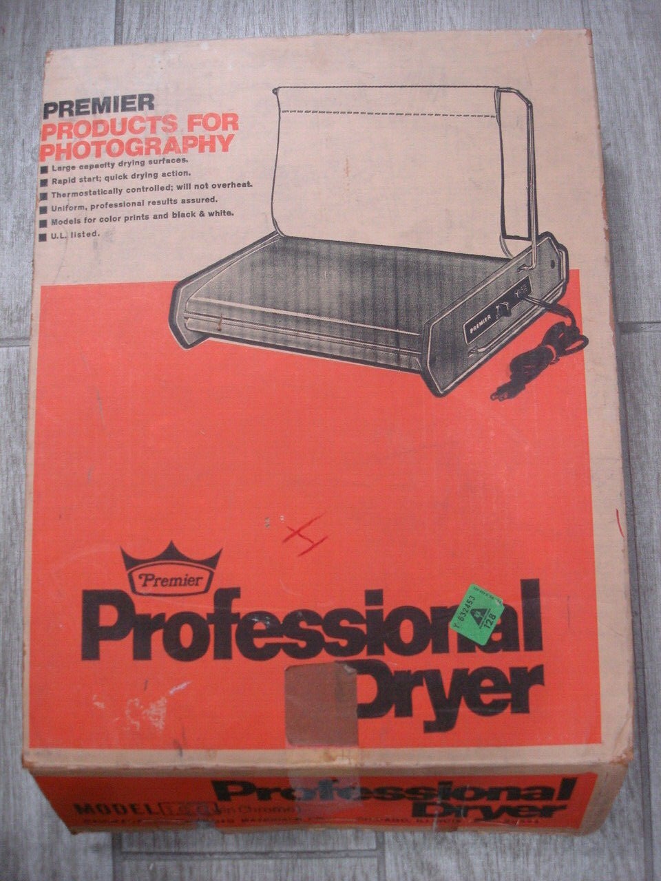 Premier Thermostatic Professional Print Dryer Model TC W/Twin Chrome 14" x 20"