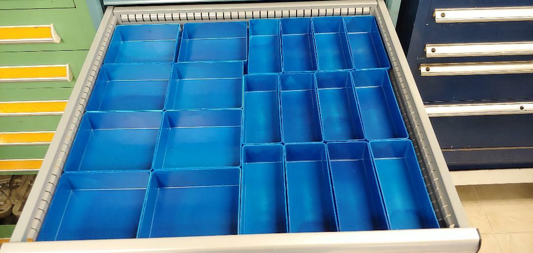 140 BLUE Tool Storage System Tool Organizer for Workshop Toolbox Divider Bin Cup