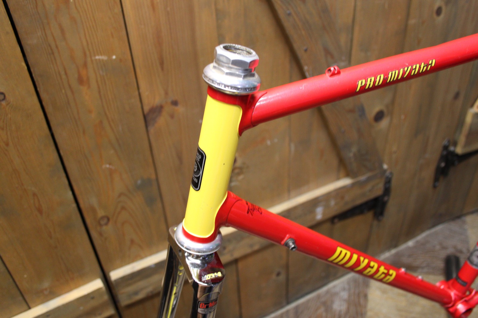 1985 PRO-MIYATA Frameset 57cm Road Bicycle Vintage Crmo Triple Butted