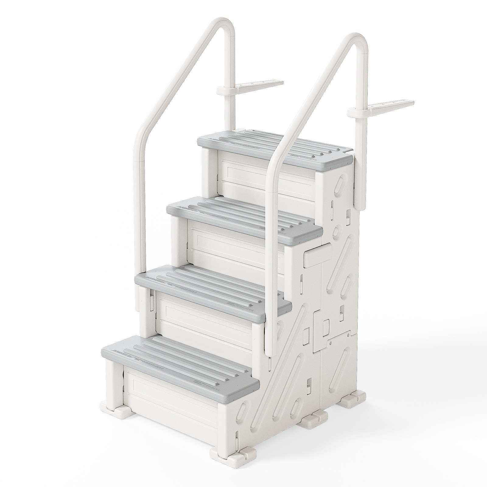 4 Steps Swimming Pool 67in Ladder Improve Stability for In/Outdoor Swimming Pool
