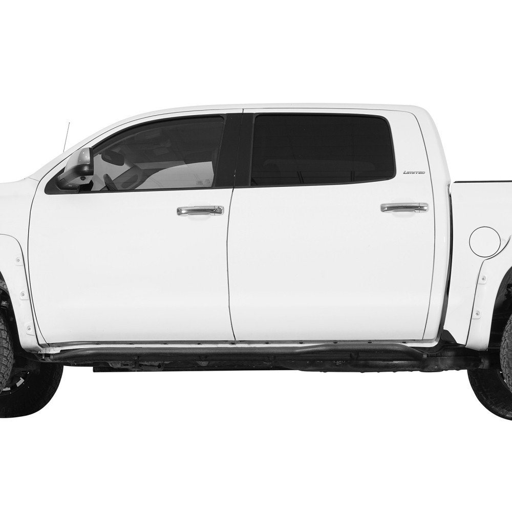 Fit 2007-2021 Toyota Tundra Crew Cab 4-door 2Pcs Steel Tube Slider Rocker Guards