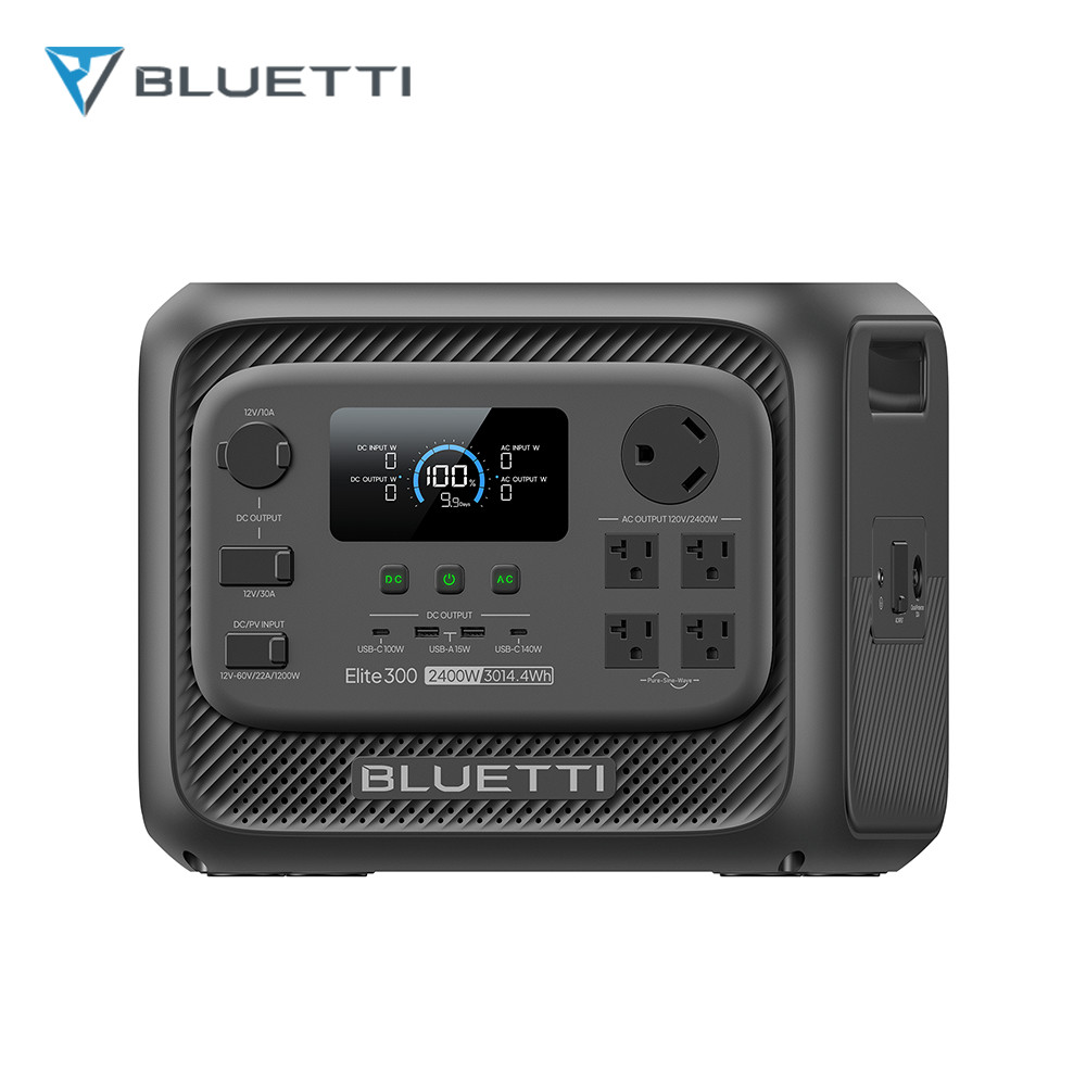 BLUETTI Elite 300 2400W 3014.4Wh Portable Power Station LiFePO4 for RVs Travel