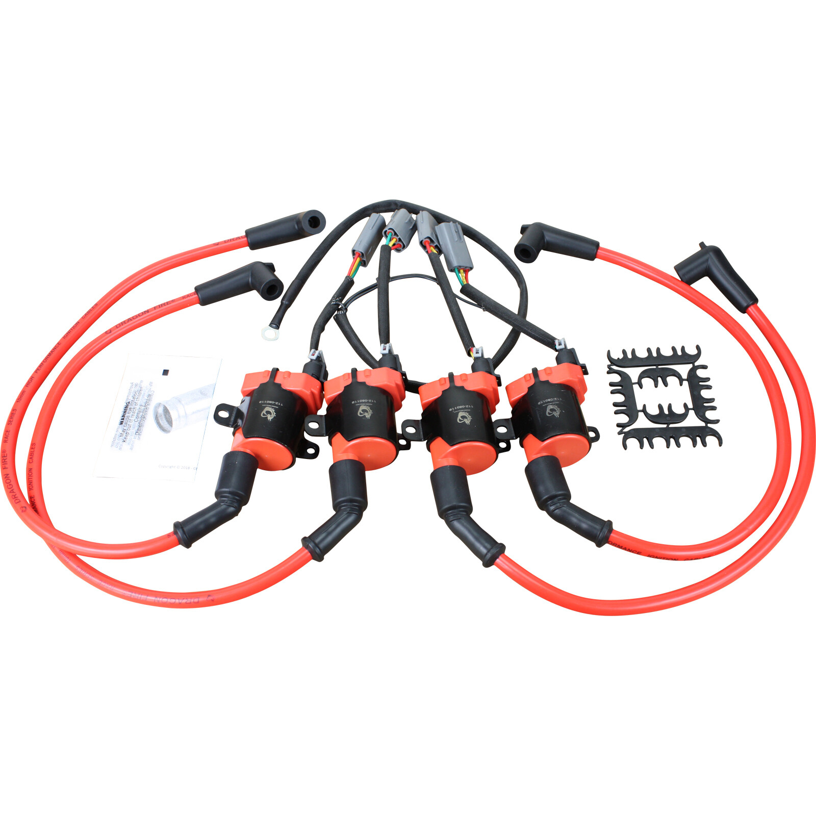 Performance LS Ignition Coil Conversion Kit Plug Wire Set For 2004-11 Mazda RX-8