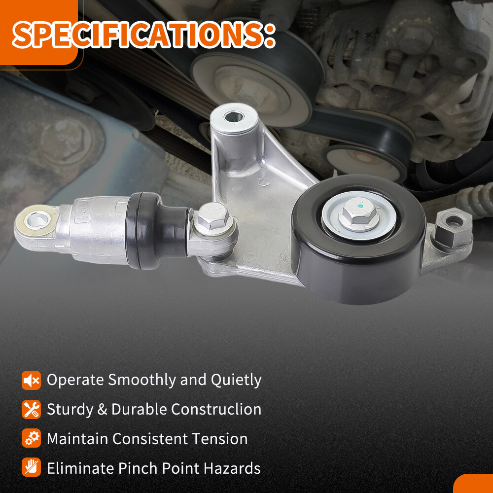 Drive Belt Tensioner Assembly with Pulley For Toyota Camry RAV4 Highlander Venza
