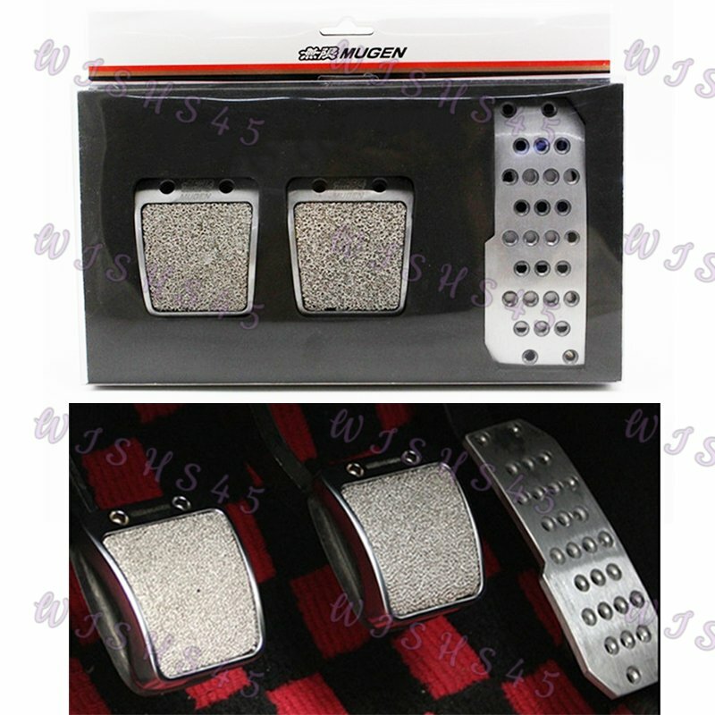 Racing Pedals Foot Rest Accelerator Brake Pedal Clutch Pedals for Honda Mugen