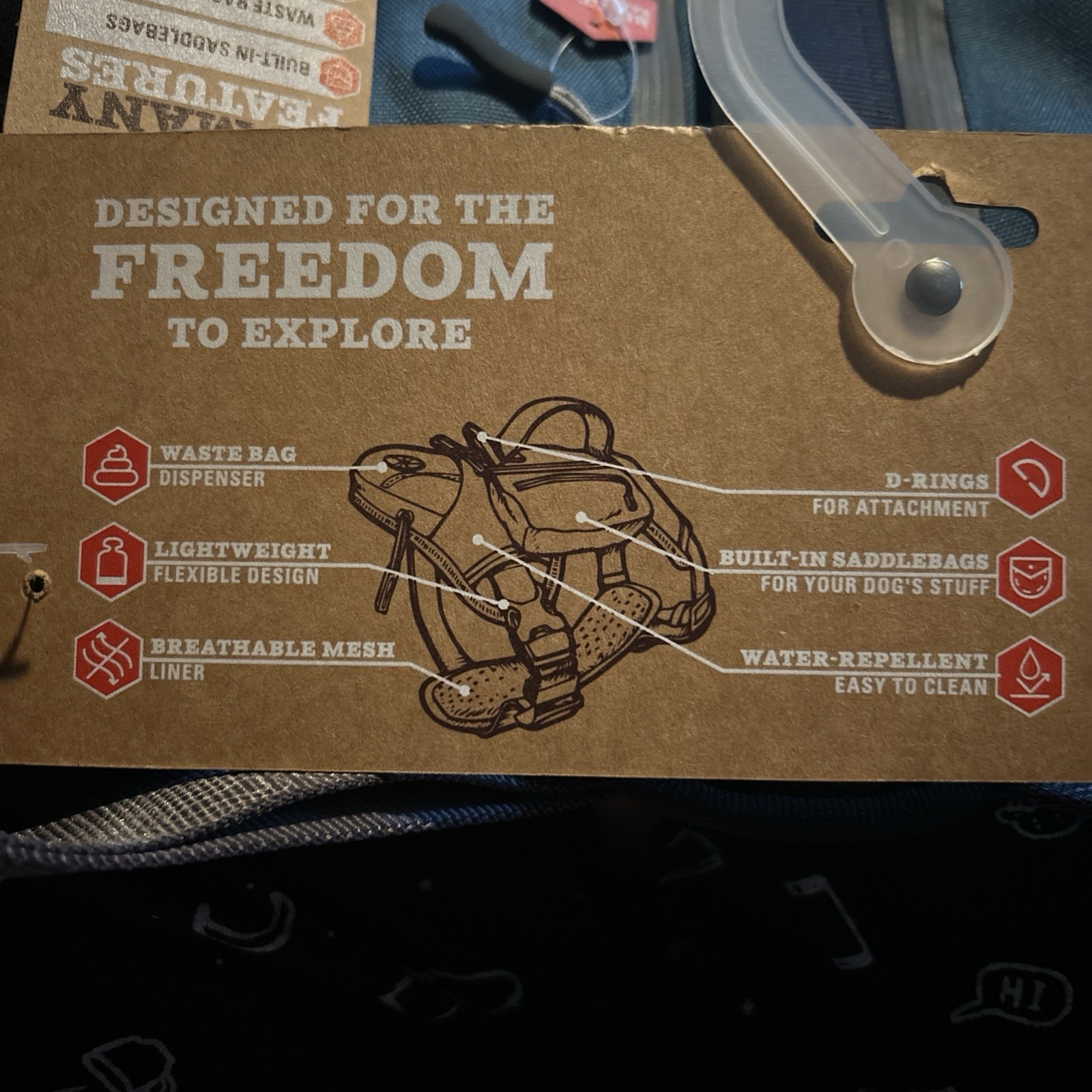 Arcadia Trail Quick-Dry Dog Reflective Adjustable Backpack Harness S,XL,XXL NWT