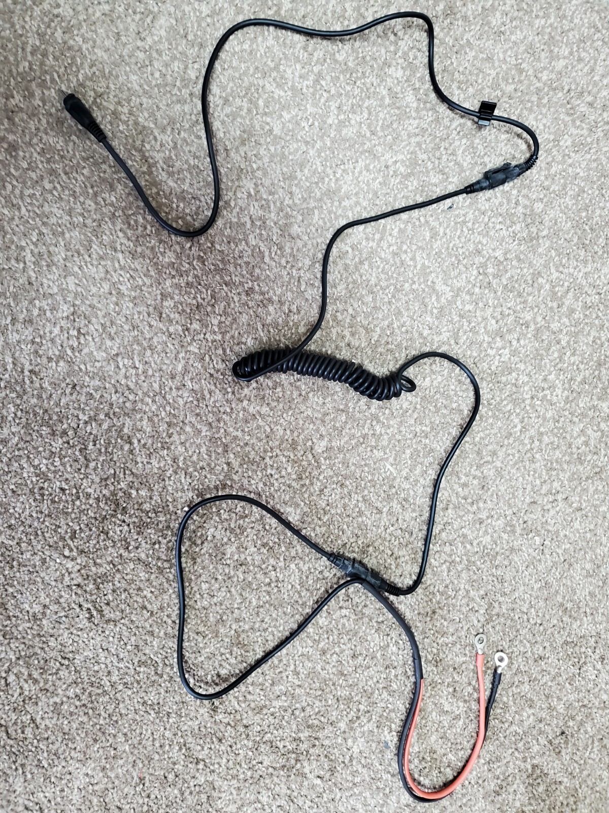 Snowmobile Helmet Heated Visor Electric Shield POWER CORD Wiring Visor Kit