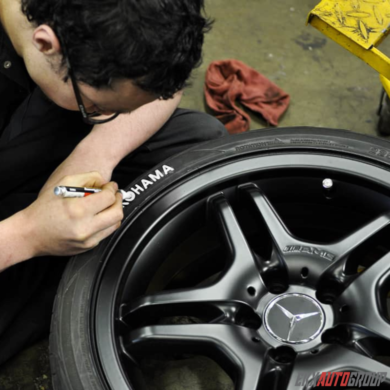 TOYO Tire Letters Waterproof Permanent Paint Marker Pen Car Tires Rubber Metal