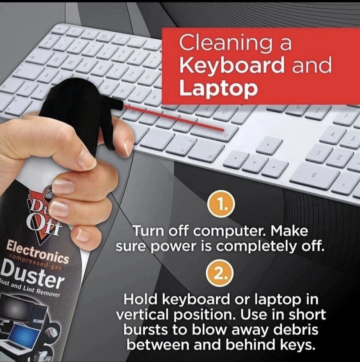 Falcon Dust-Off Compressed Gas Duster (10oz., 4 Pack). Free shipping