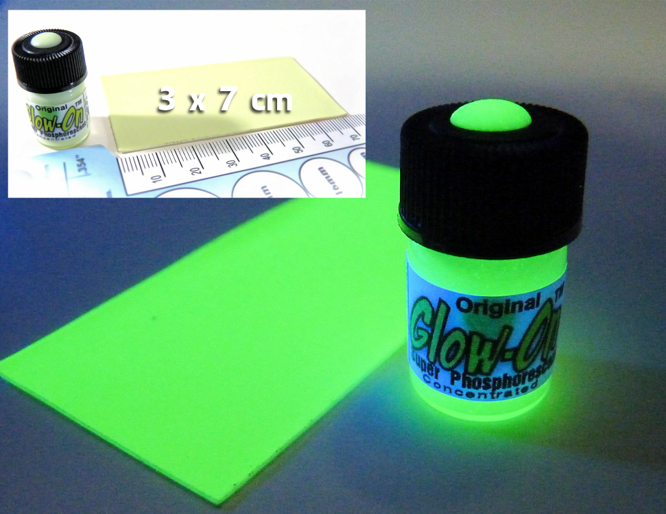 Glow-On Glow Night Sights Kit, Paint & Film 2.3ml paint +7 x 3.3cm Glow Film