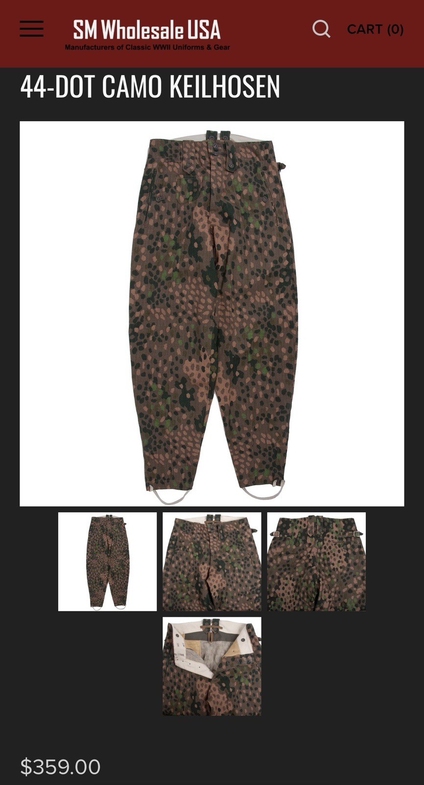 SM Wholesale 44 Dot Trousers/Subcamp 393 Pattern/New & Unused Condition/Size 38