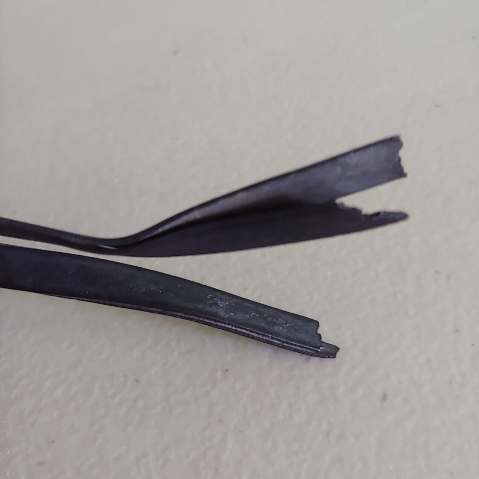 Vintage Boys Pant Suspenders Black Gold Stripe Stretch Adjustable Belt READ