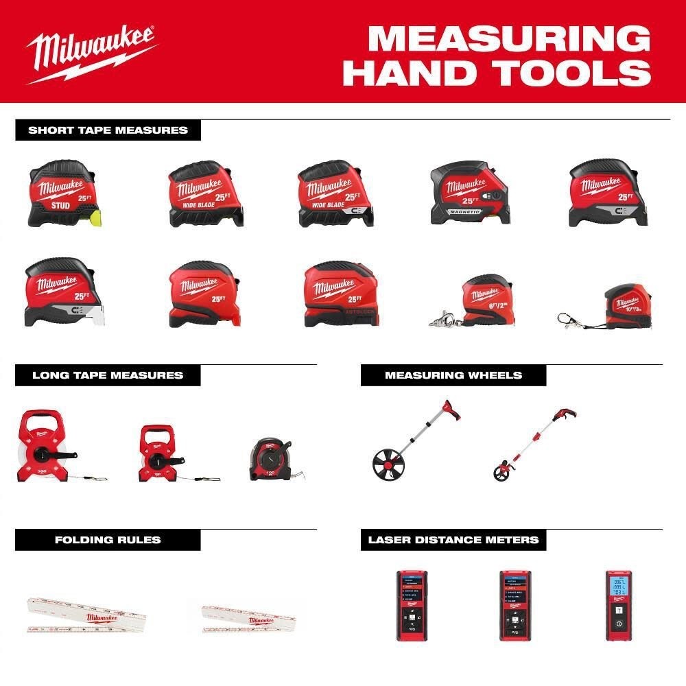 Milwaukee 48-22-1216M 16' Wide Blade Magnetic Tape Measure