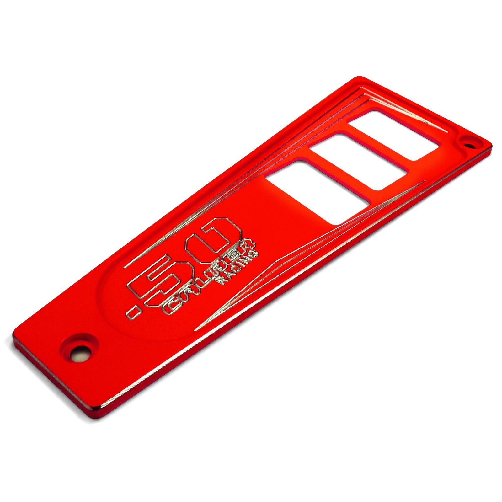 2pc Ride Command 4 Place Dash Switch Panel Polaris RZR XP1000 900 1000 Turbo Red