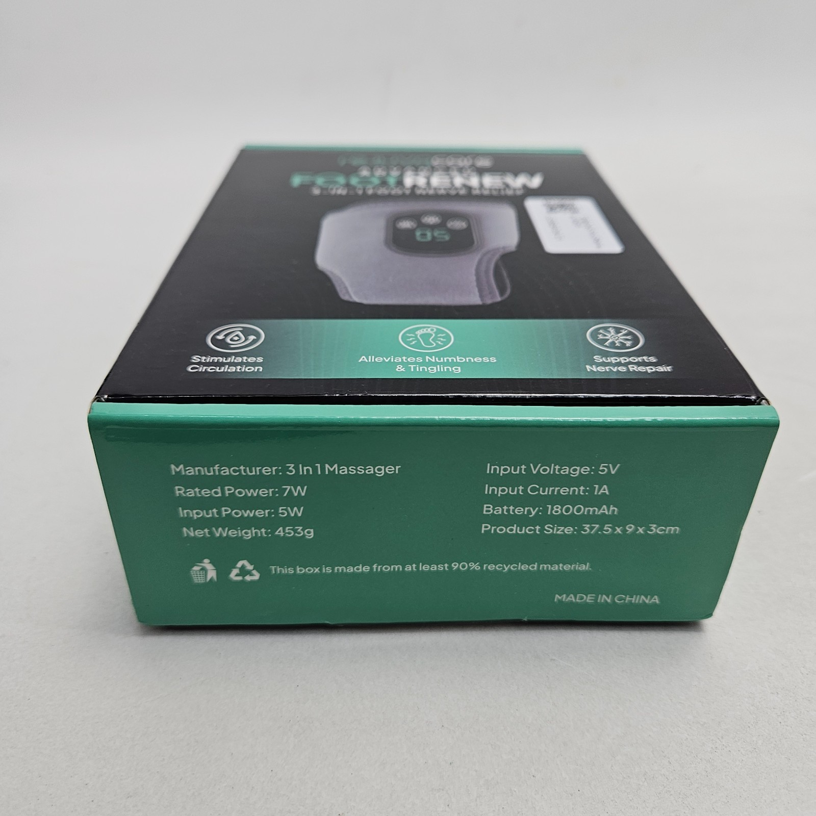 2 Rejuvacare Foot Renew 3-in-1 Nerve Relief Method +Ankle Massager Pair 2 count