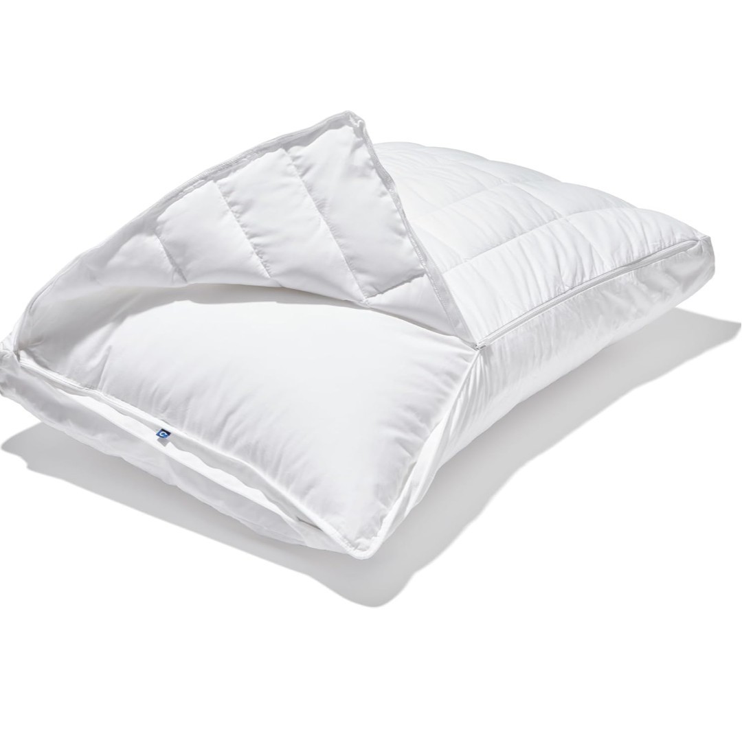 Casper Select Standard Bed Pillow Queen Down Alternative White