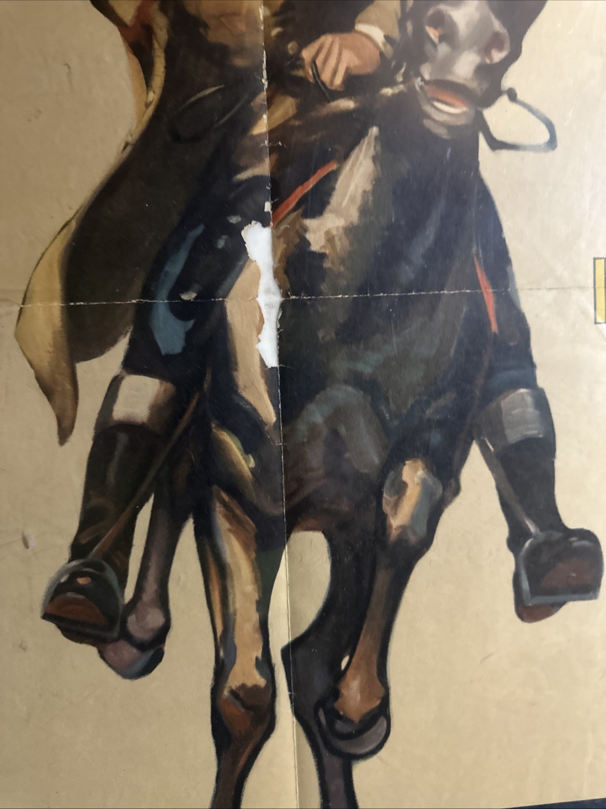 Antique N.R.A National Revival Act Poster Original Wake Up Americans