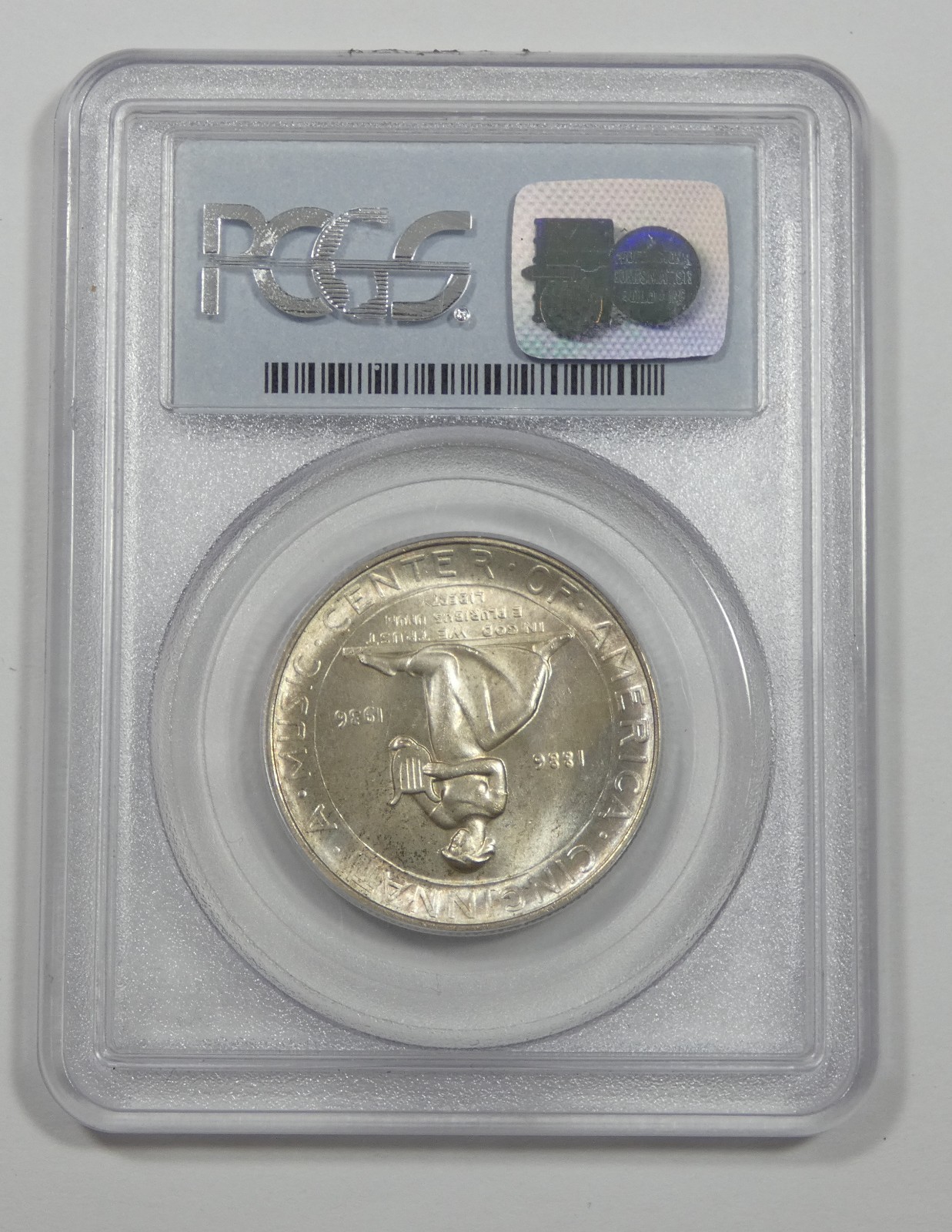 1936 Cincinnati Music Center Commemorative Silver Half Dollar PCGS MS 65