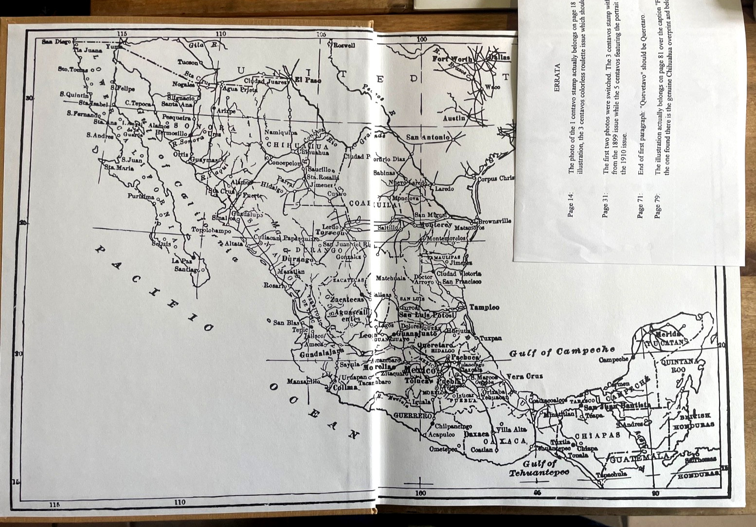 4-item lot Mexican Philately. Pulver Introduction, Maritime, Revolution British