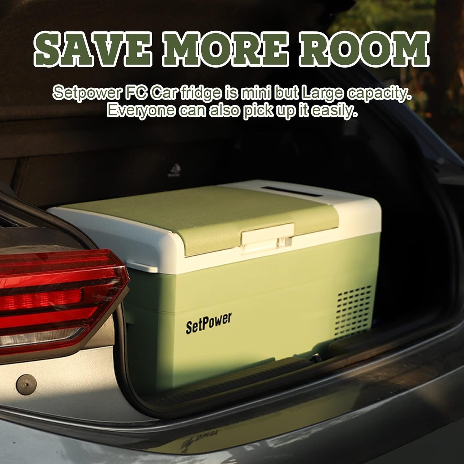 Portable Refrigerator 15.8 Quart 12 Volt Freezer (-4℉~68℉) for Camping, Truck