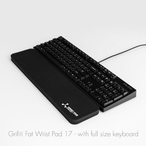 Grifiti Fat Wrist Pad 17 x 4 x 0.75 Full Length Mechanical Keyboard Wrist Rest
