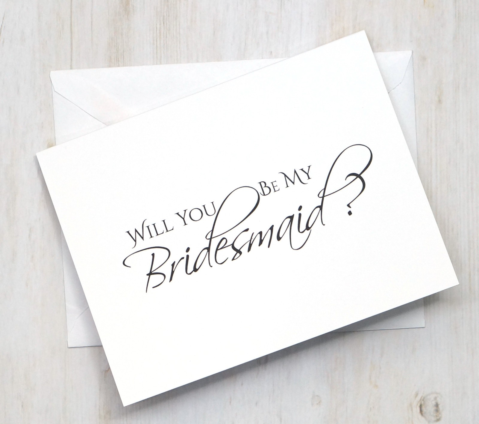 Will You Be My Bridesmaid Cards SET OF 8 Proposal Card Wedding Party Ask Script