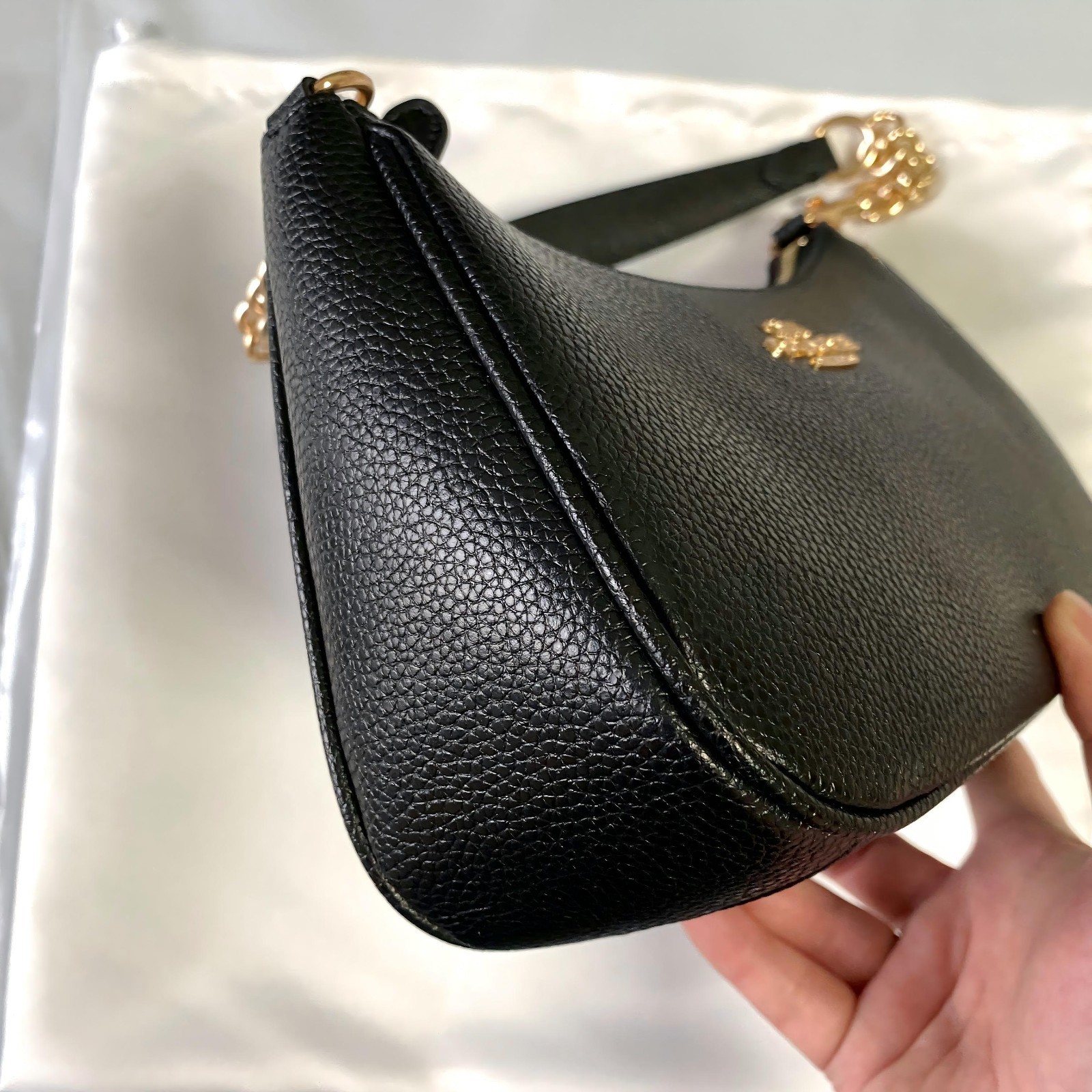 COACH Teri Shoulder Bag/Crossbody Canvas Black CA209 Outlet Free Shipping A++NEW