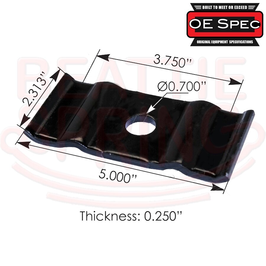 Chevy / GMC U bolt Ubolt Top Cap Plate