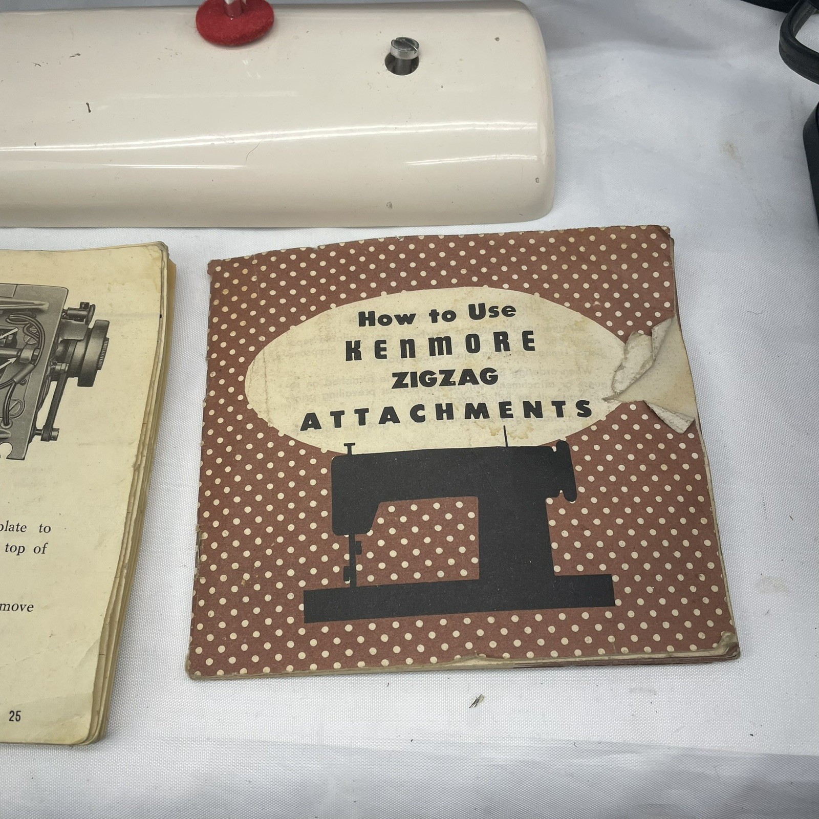 SERVICED - KENMORE 158 HEAVY DUTY 1 Amp Steel Zigzag Sewing Machine JAPAN