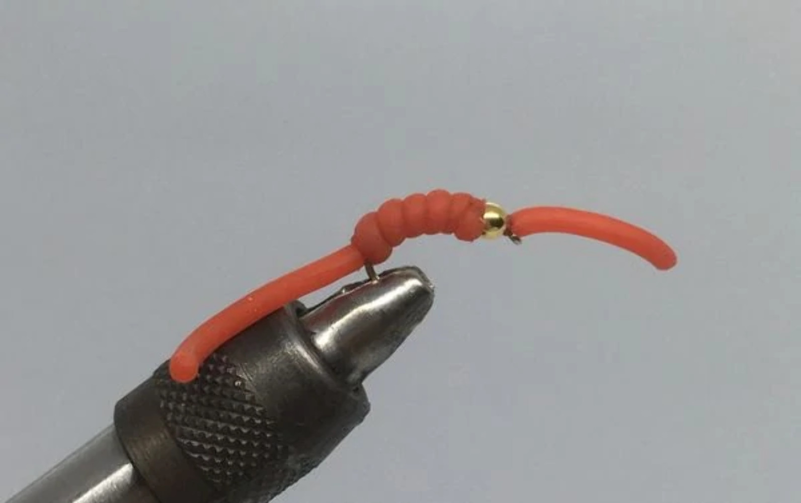 Beadhead Squirmy Worm Red- 12 Pack- Beadhead Nymph Fly Fishing Lures- Strike Fly